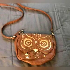 Cute Small Owl Purse NWOT